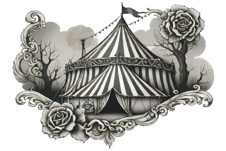 Dark Circus Tent