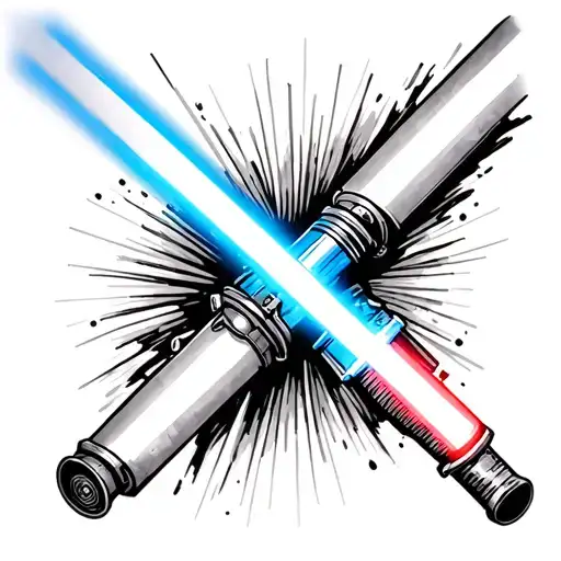 Star Wars Lightsaber Clashing