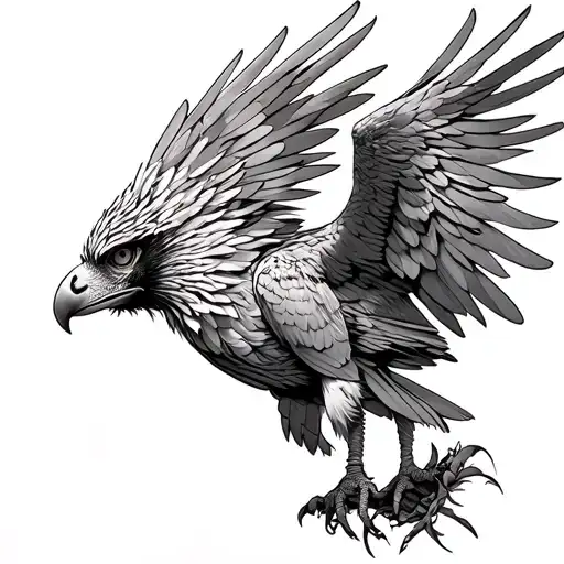 Lilith As A Harpy Eagle