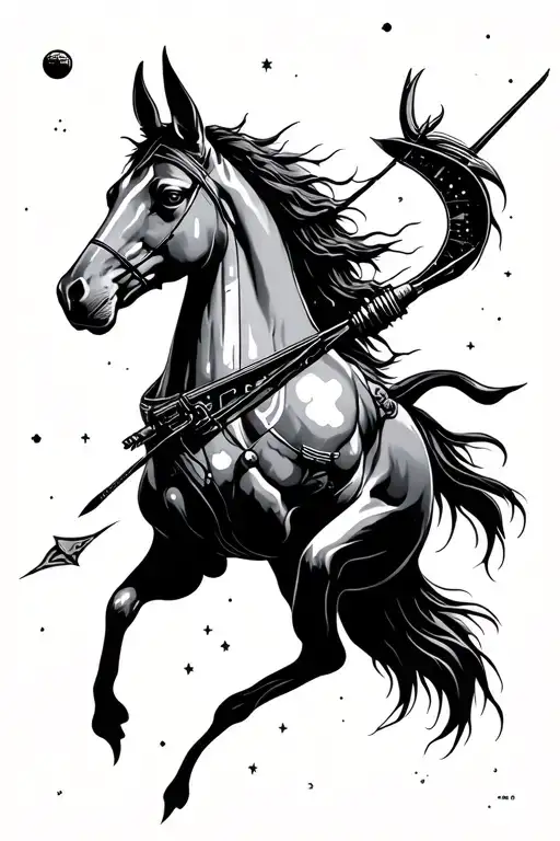 Sagittarius And Space Themed