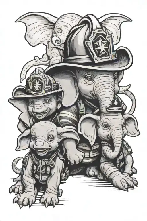 Firefighter's Kids Dumbo