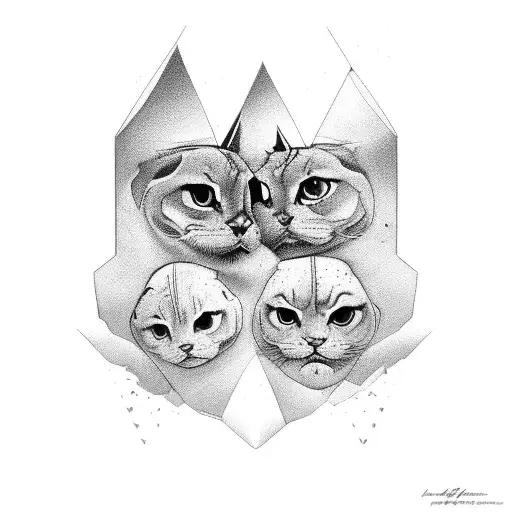 Mother Father With Two Kids