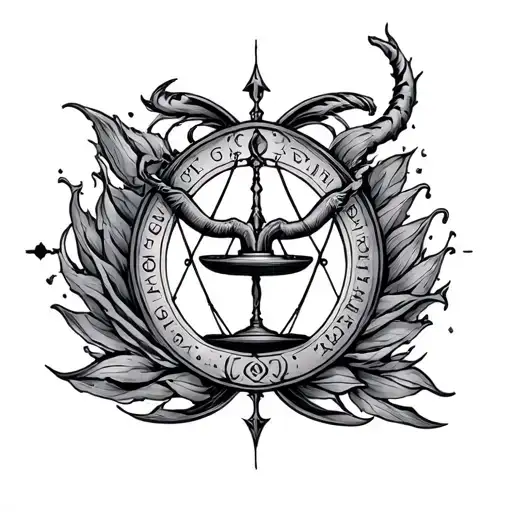 Astrological Sign Cancer And Scale Balance
