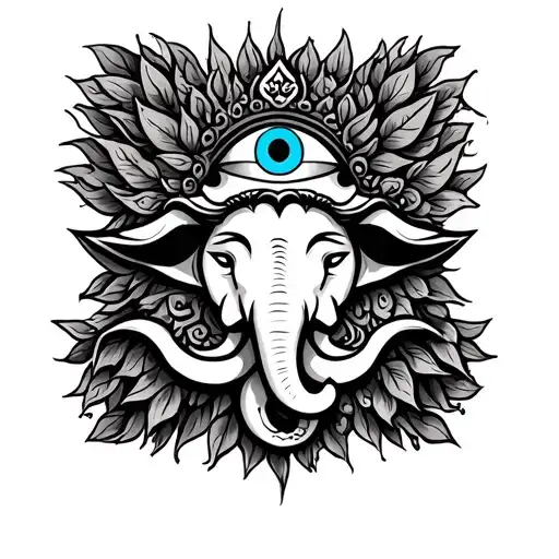 Hamza Dakota Denver Om Tree Of Life Ganesh Evil Eye Ankh Family Love