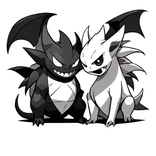 Gengar And Ninetales Love