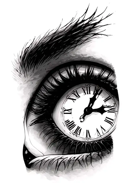 Clock Inside Eye