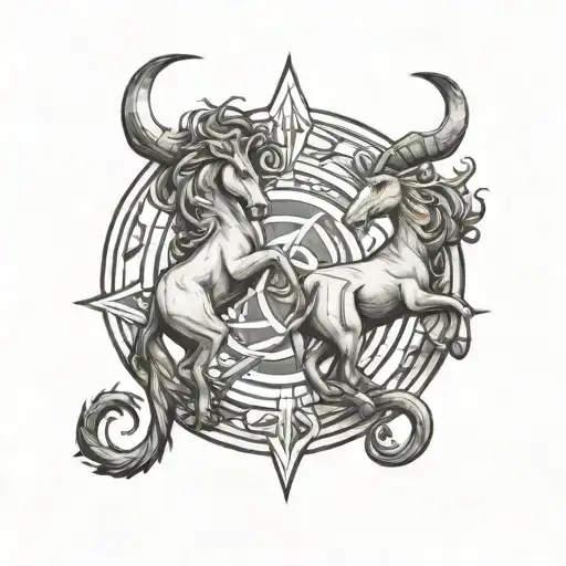 Capricorn And Sagittarius Symbol