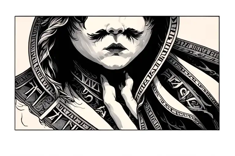 Roman Numerals Around The Collar