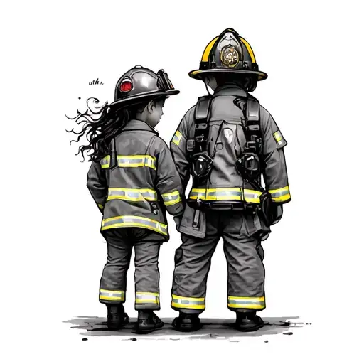 Son And Daughter Of A Firefighter