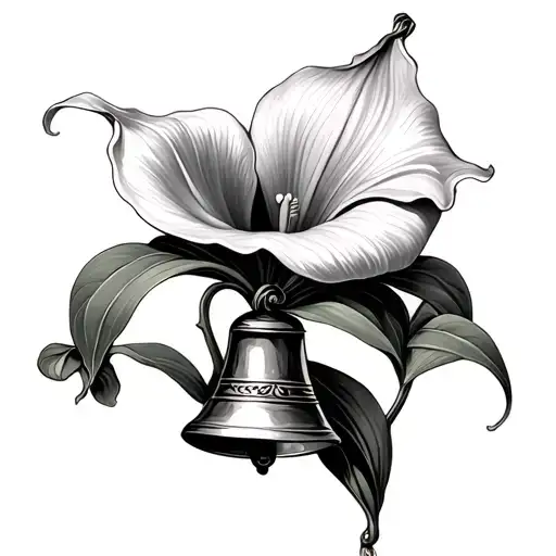 Calla Lily With Irish Bells