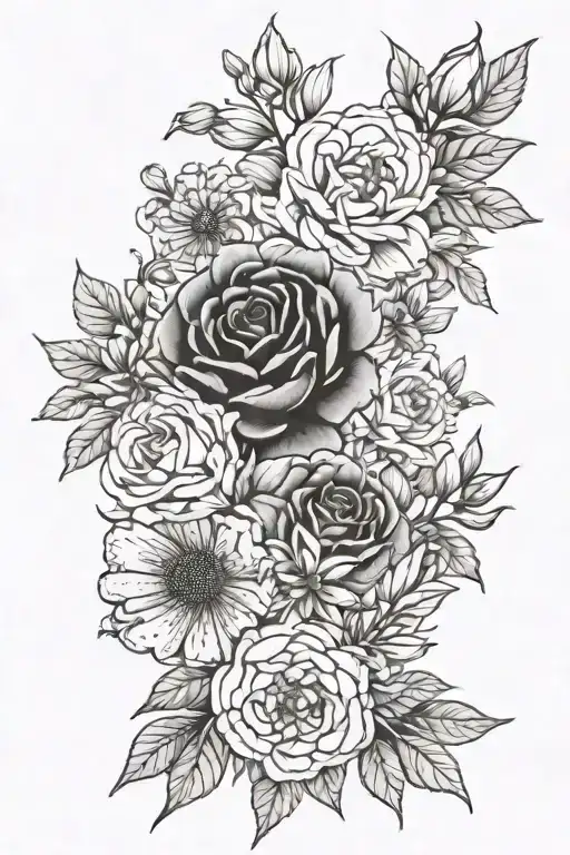 Birth Flower Bouquet