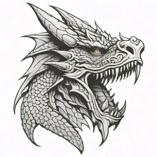 Dragon Of Game Of Thrones Dragon Face