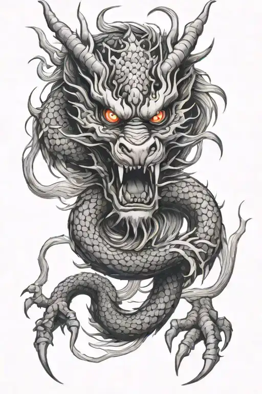 Japanese Dragon Uni Demon