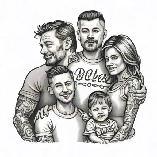 Family Of 3 Mom Dad Son