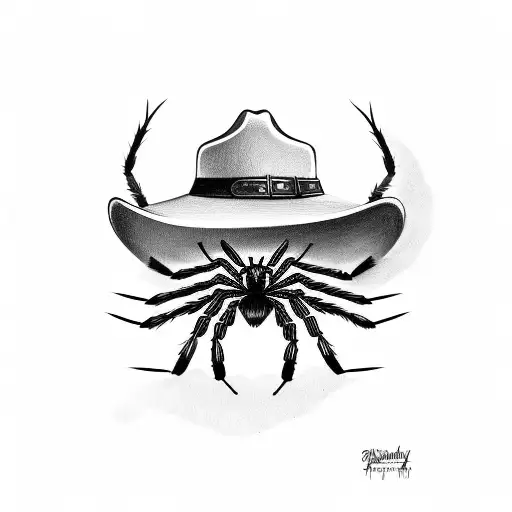 Spider With Cowboy Hat