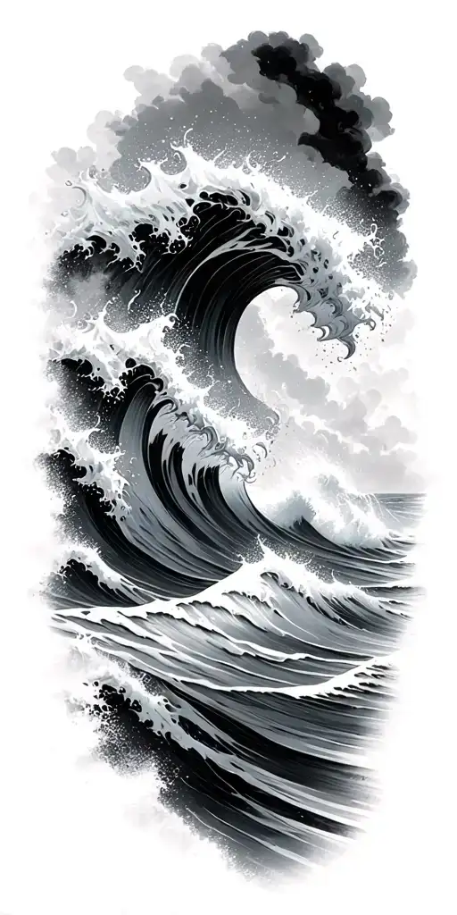 Waves Crashing In The Background