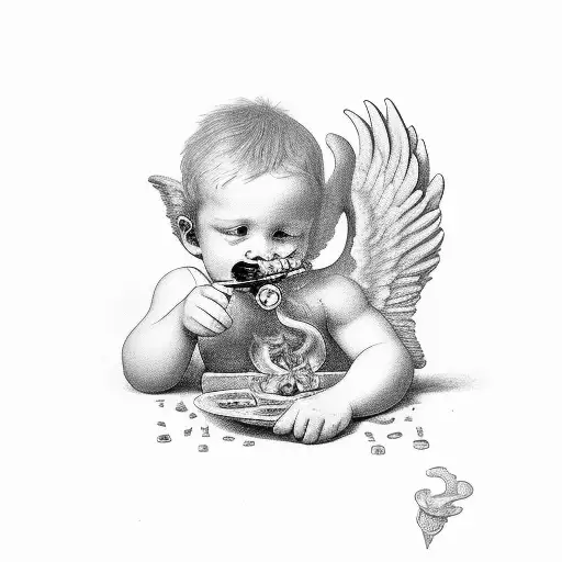 Cherub Smoking Pipe