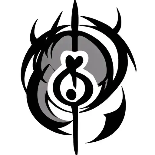 G Clef With Taurus Zodiac Symbol Incorporated