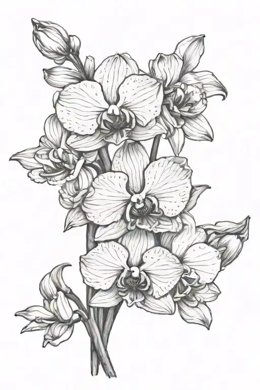 Orchid And Narcissus