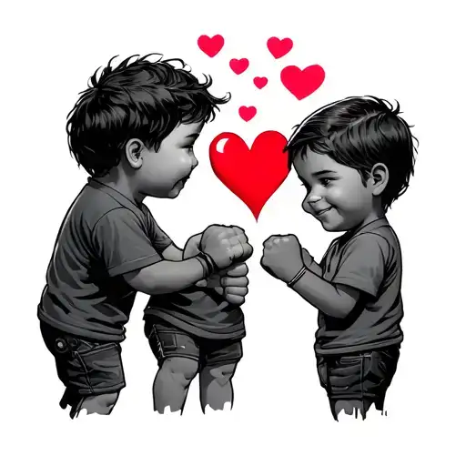 My 4 Kids Fists Fist Bumping My Heart