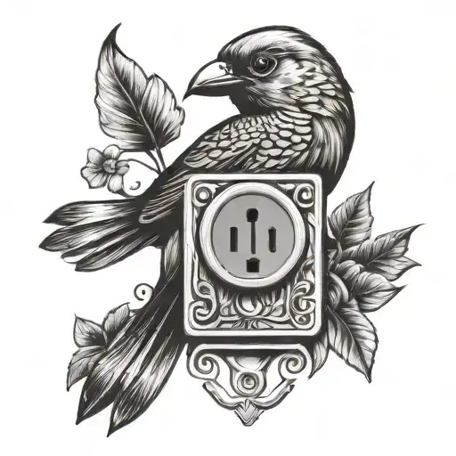 Bird And Plug Outlet Design