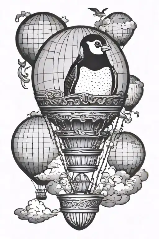 Penguin Hot Air Balloon