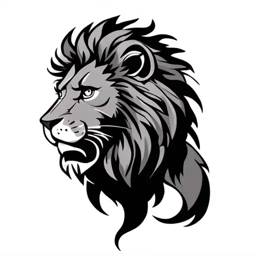Big Strong Fierce Lion And Leo Zodiac Sign