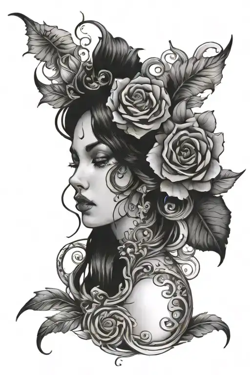 Dark Feminine Surrounded