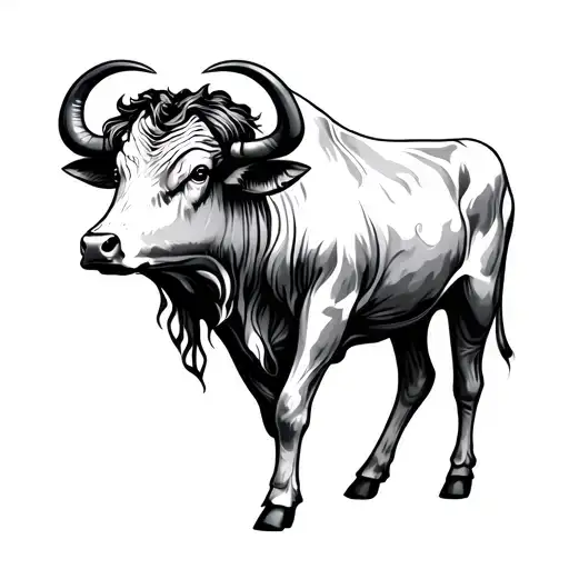 Taurus Bull Minimalist