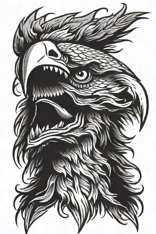 Screaming Eagle Head