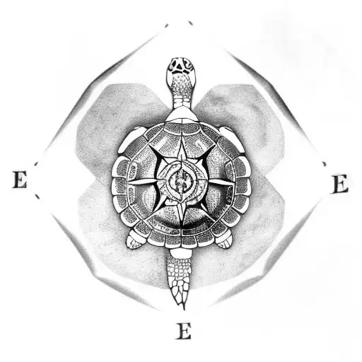 Turtle Compass Shell