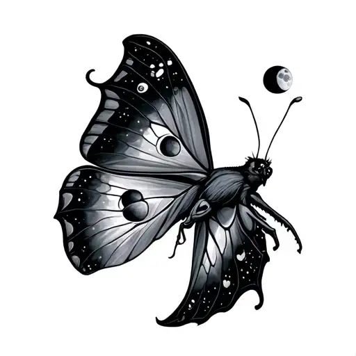 Luna Moth Moon Phases