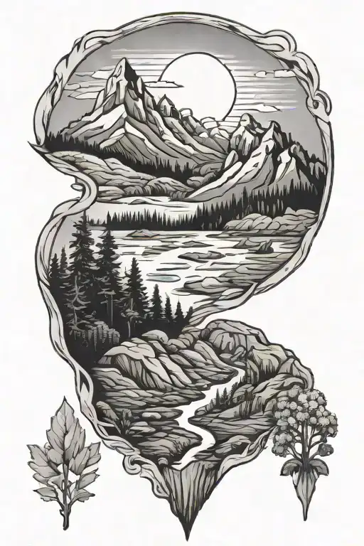 Hiking And Mountains And Nature