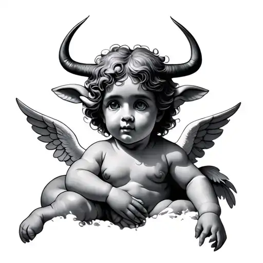 Cherubs Taurus Zodiac Sign