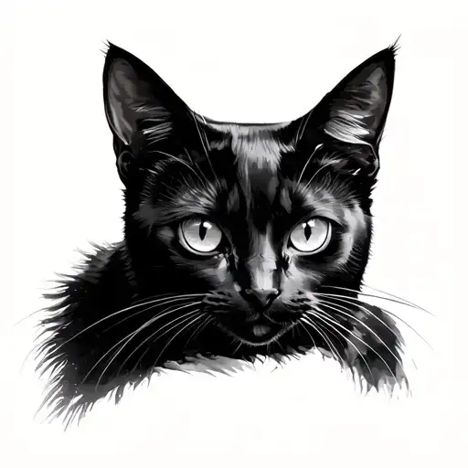 Black Cat Minimalistic