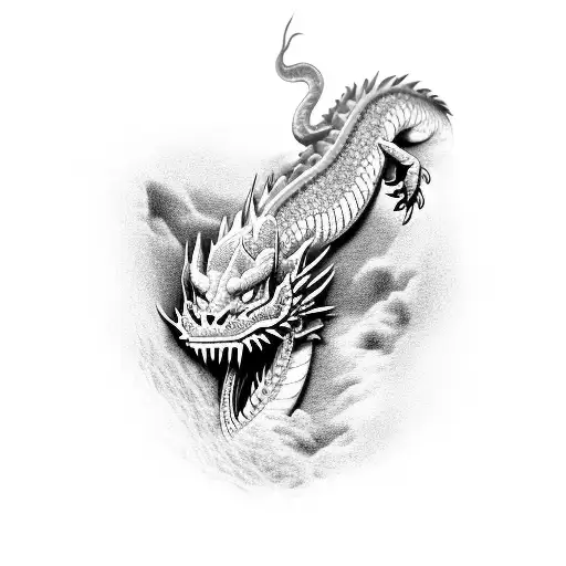 Dragon Made From Human Body Parts