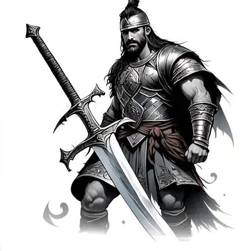 Gladiator With Sword