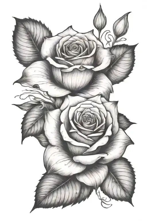 Rose And Water Lillie Flower Bouquet