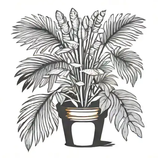 Papyrus Plant In Pot