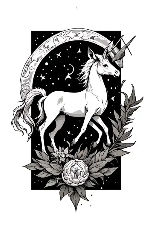 Sagittarius Arch Fine Line With Other Elements