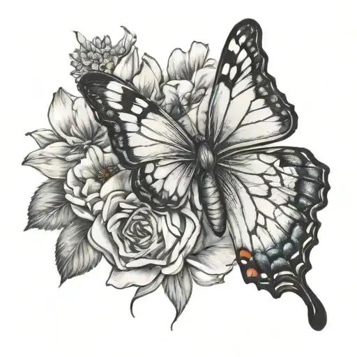 Butterfly Birth Flowers