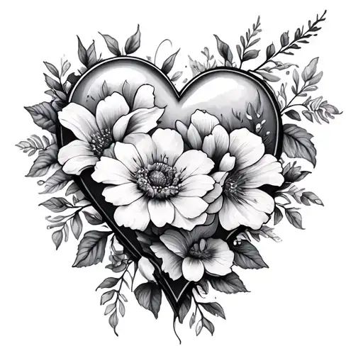 Hearts And Birth Flowers