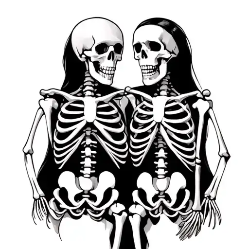 Skeleton Couple