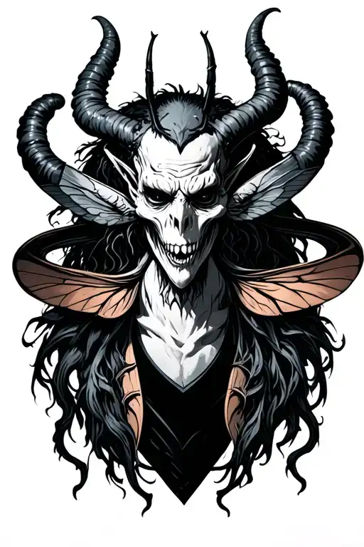 Beelzebub Surrounded By A Dark