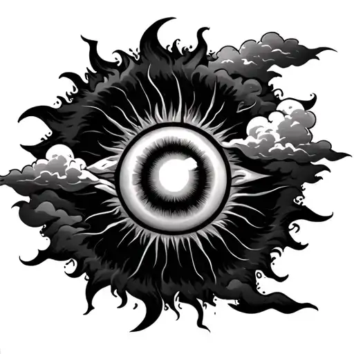 Sun And Clouds And Sharingan