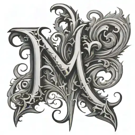 The Letters Mmmad And The Letters Ck Initial