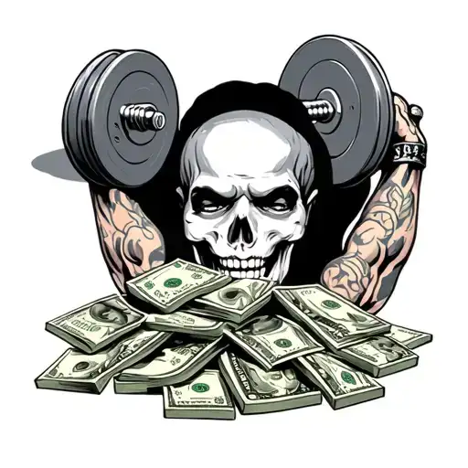 Themida With The Weight And Money On One Side Of Weight