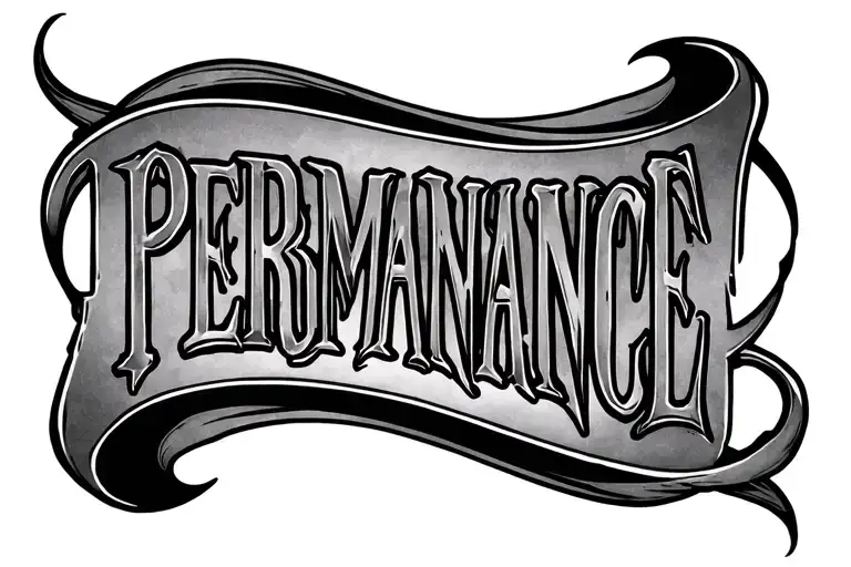 The Word 'Permanance' Looking Like An Illusion And Nothing Like The Word At First Glance