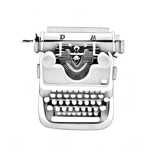 A Typewriter Morphing Into A Guitar