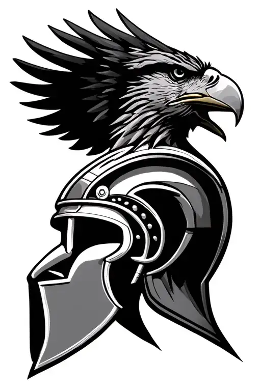 Eagle And Spartan Helmet